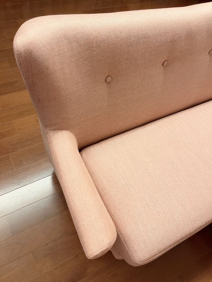 美品★Francfranc★フランフラン★フルレット 3WAYソファ★ピンク