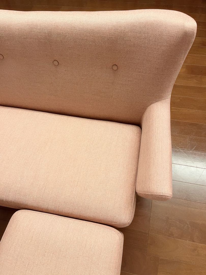 美品★Francfranc★フランフラン★フルレット 3WAYソファ★ピンク