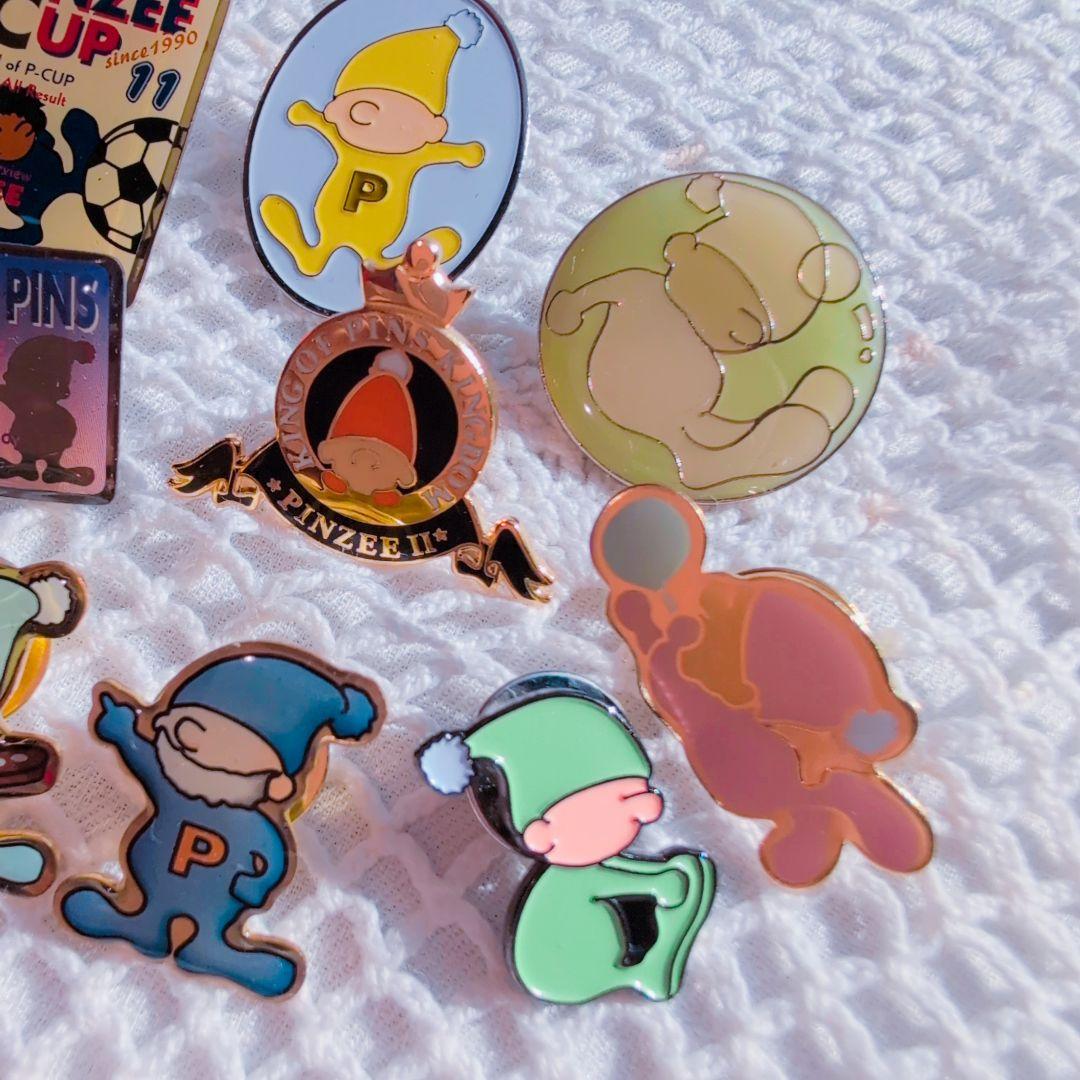 PINZEE 小人　ピンバッジ 90s 平成レトロ おもちゃ かわいい