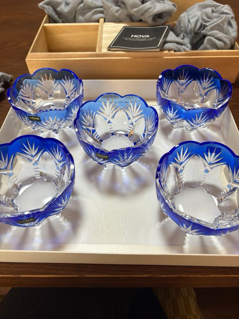 HOYA 切子　小鉢　小付
