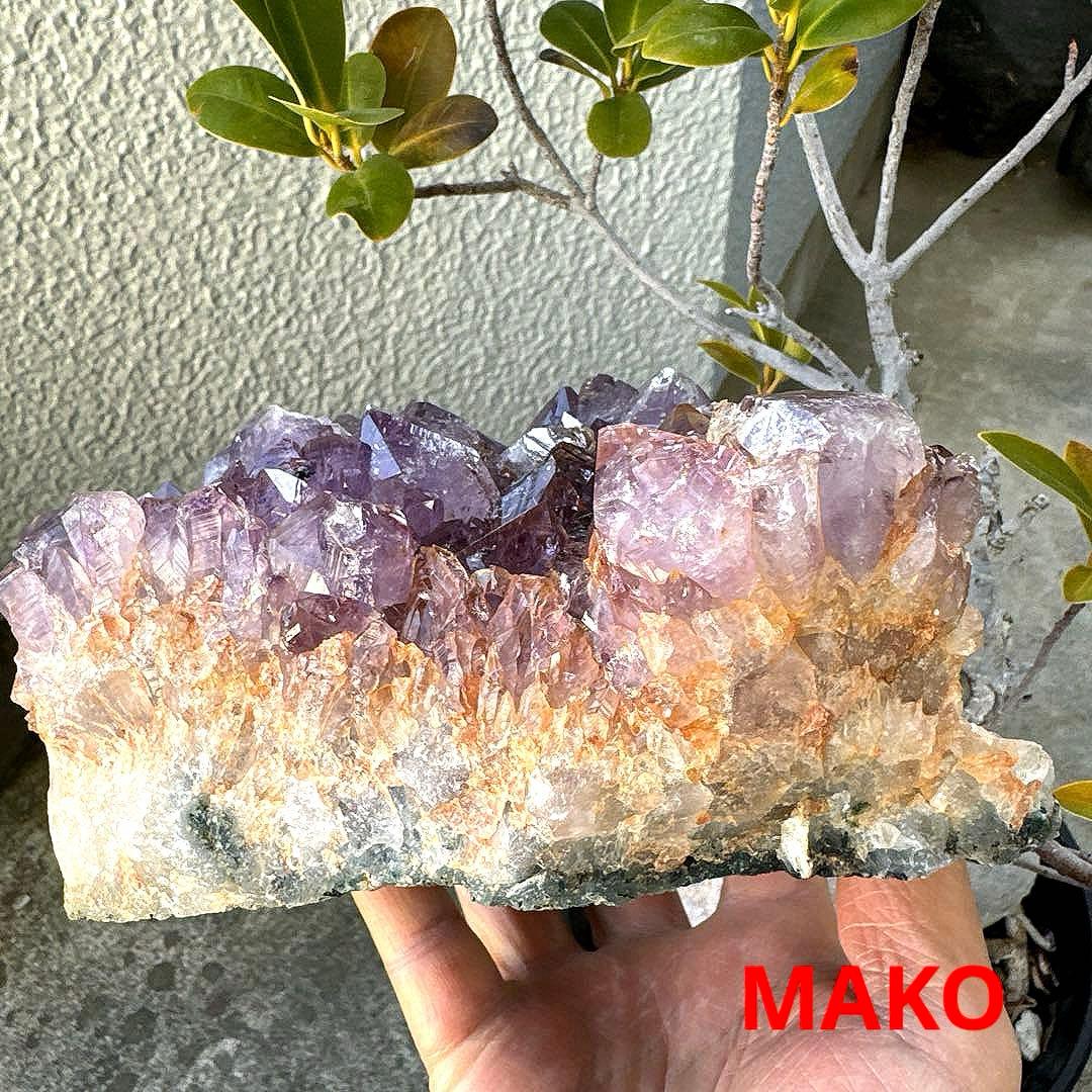 M1917☆アメジストクラスター1.9Kg☆ブラジル産☆天然石☆N60205-A