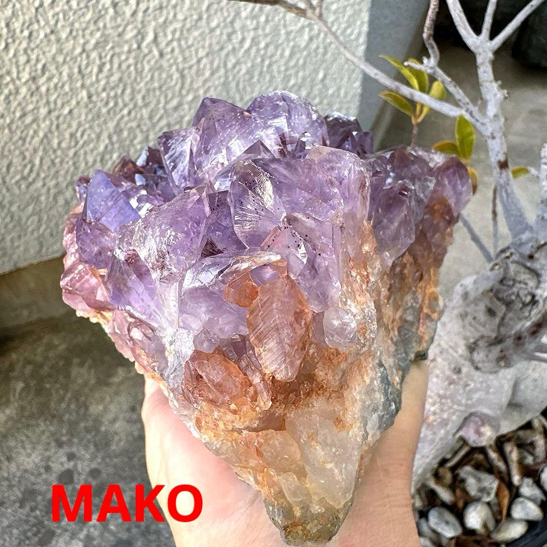 M1917☆アメジストクラスター1.9Kg☆ブラジル産☆天然石☆N60205-A