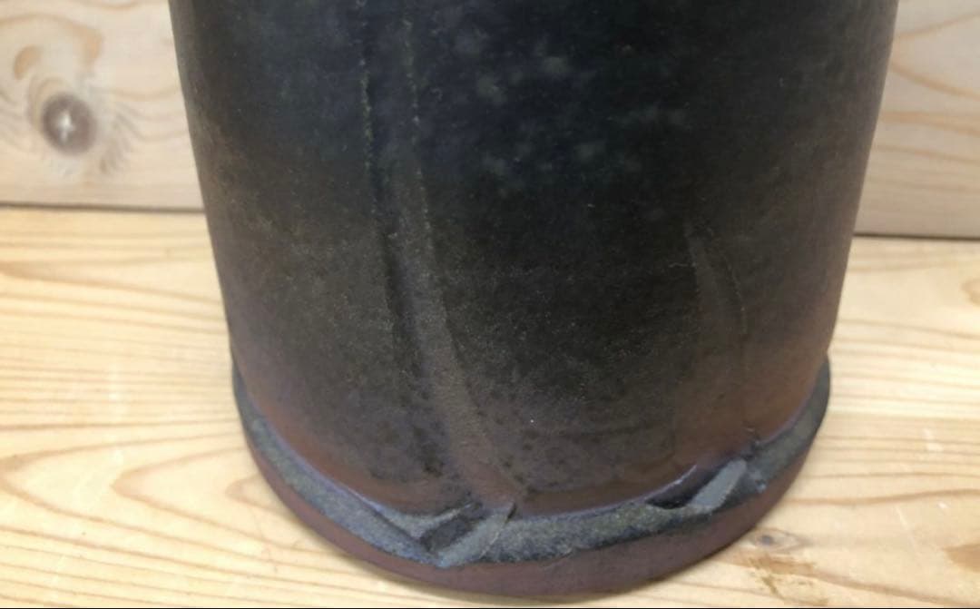 未使用/特価❕備前焼/備州窯/山本宗秀作/花瓶/1点　　花入/花器/花道具