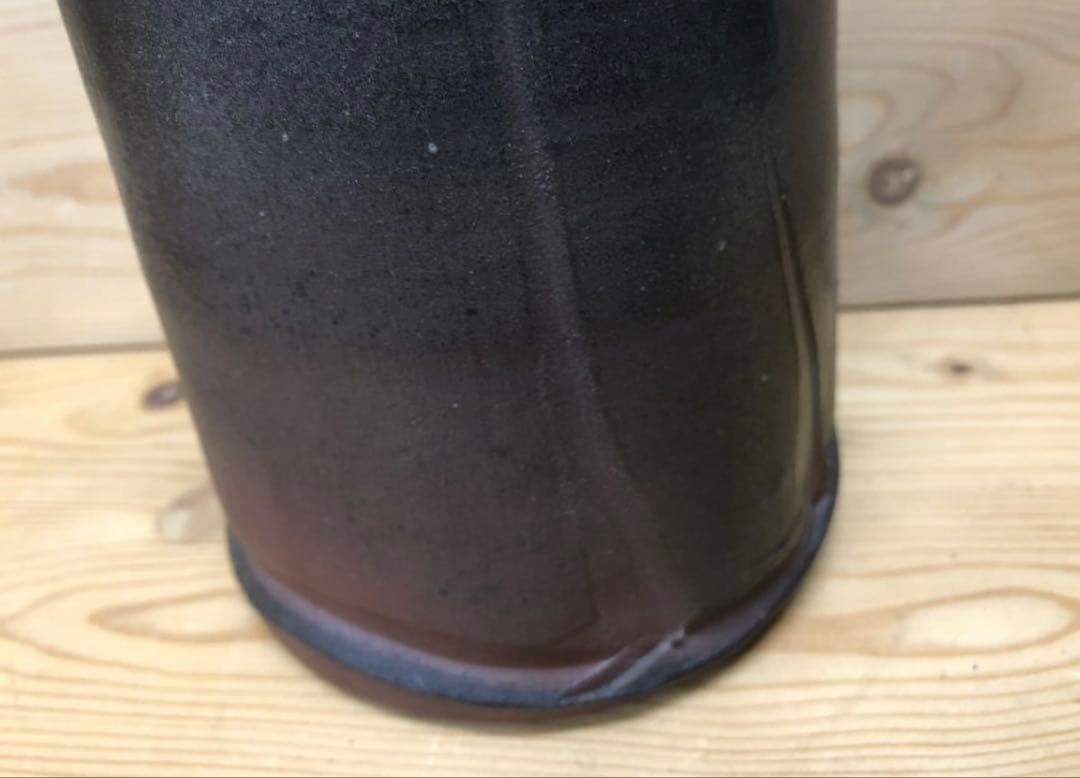 未使用/特価❕備前焼/備州窯/山本宗秀作/花瓶/1点　　花入/花器/花道具