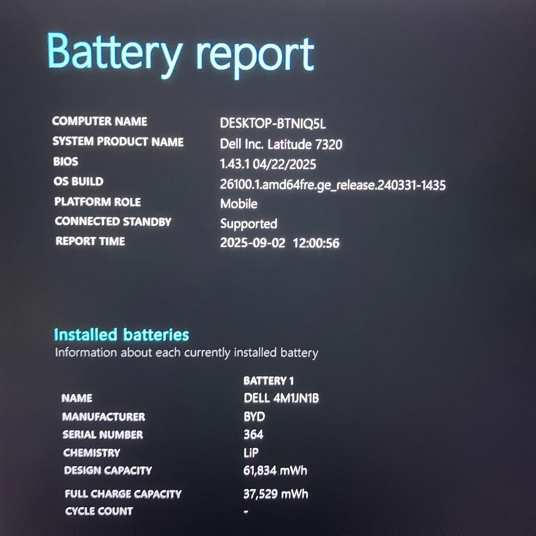 準美品 Latitude 7320 11世代 i7 32GB 512GB FHD