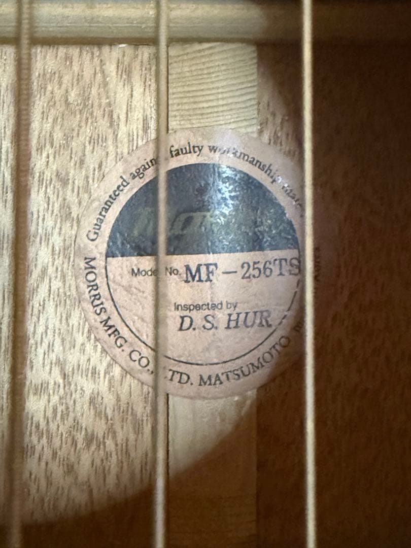 【良品】morris モーリス アコースティックギター MF-256TS