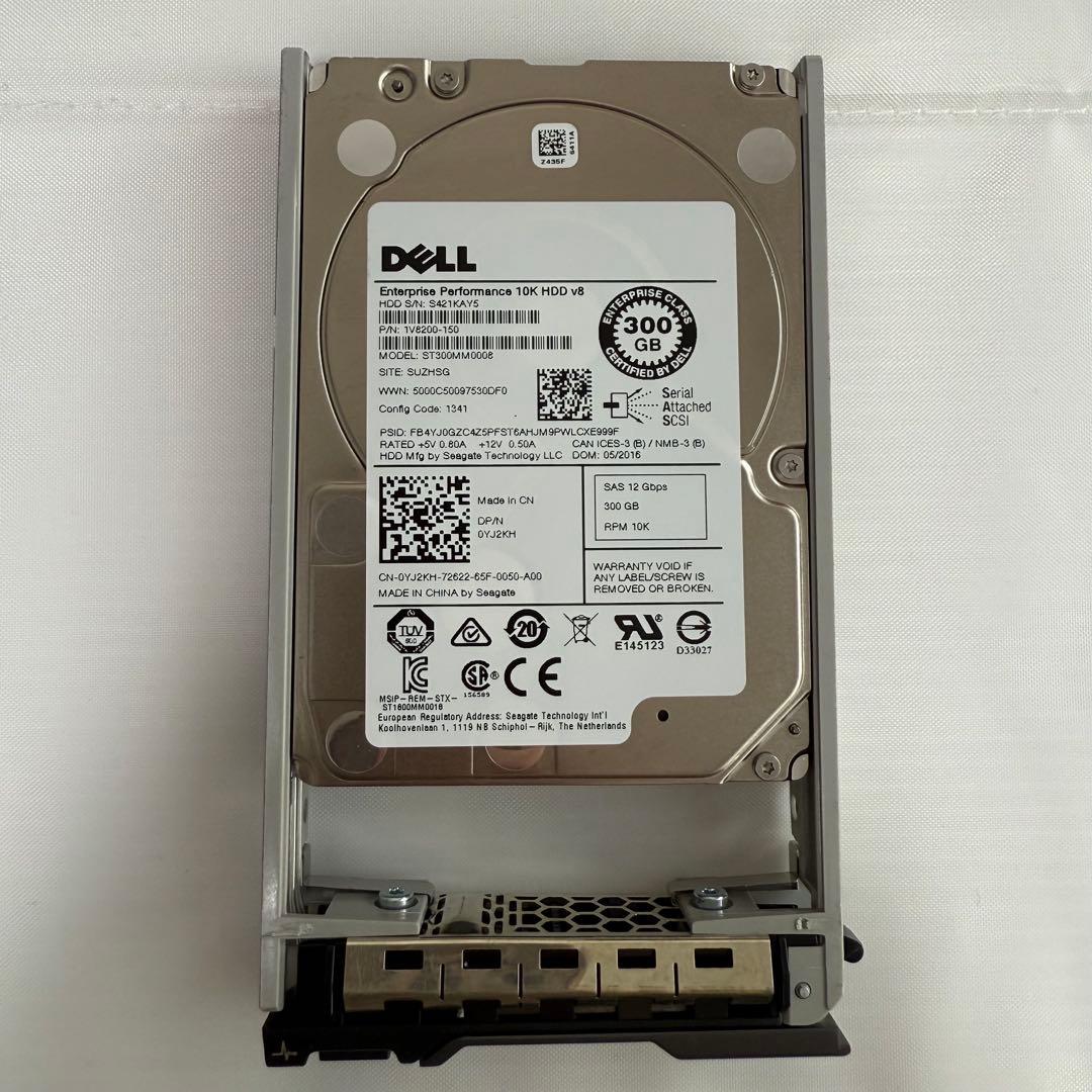 DELL 300GB 10K RPM SAS HDD 2.5インチ