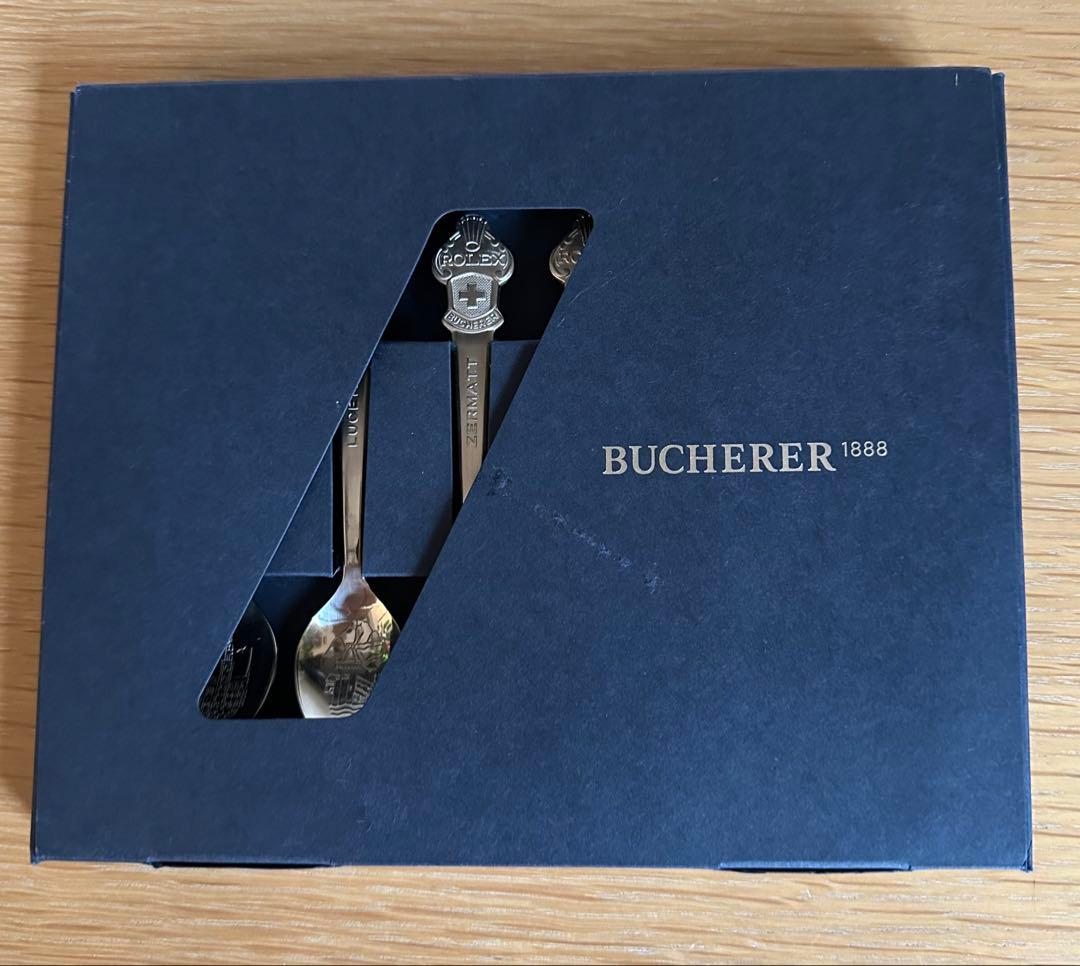 Bucherer スイス製スプーン 6本セット