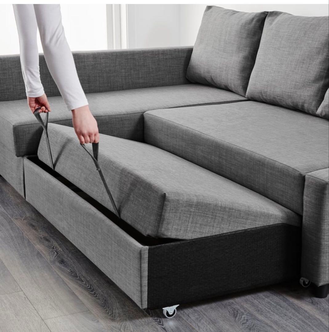 収納付きソファベッド 1.4m×2m｜美品