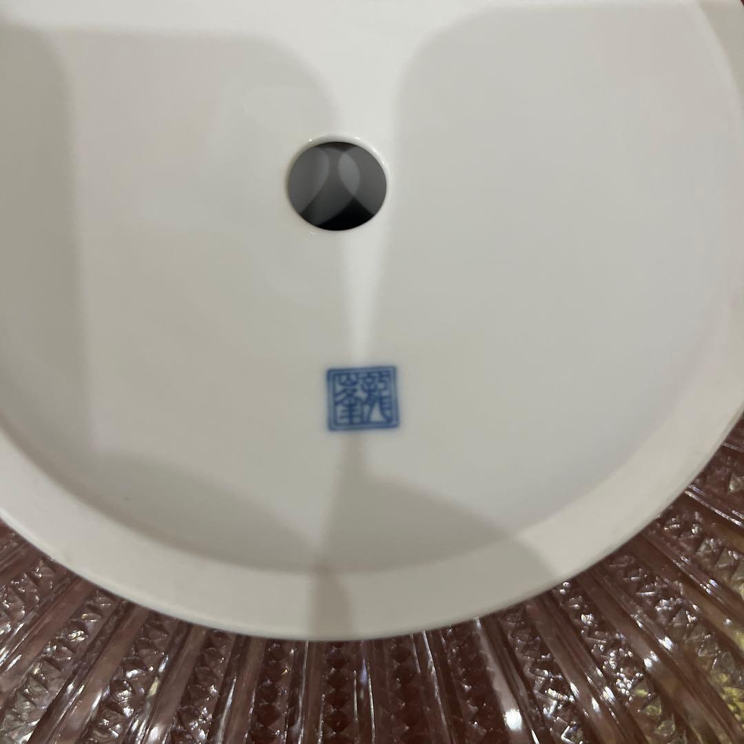 希少　三洋陶器　龍峯窯　高台皿　ガラスコンポート皿　大皿　大鉢 漆器