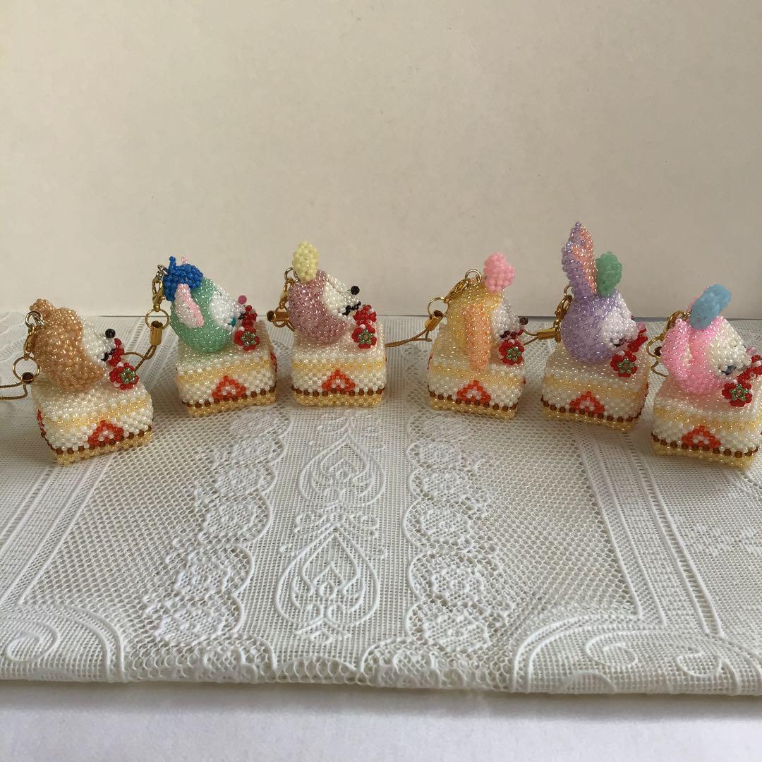 ビーズ完成品　ビーズストラップ