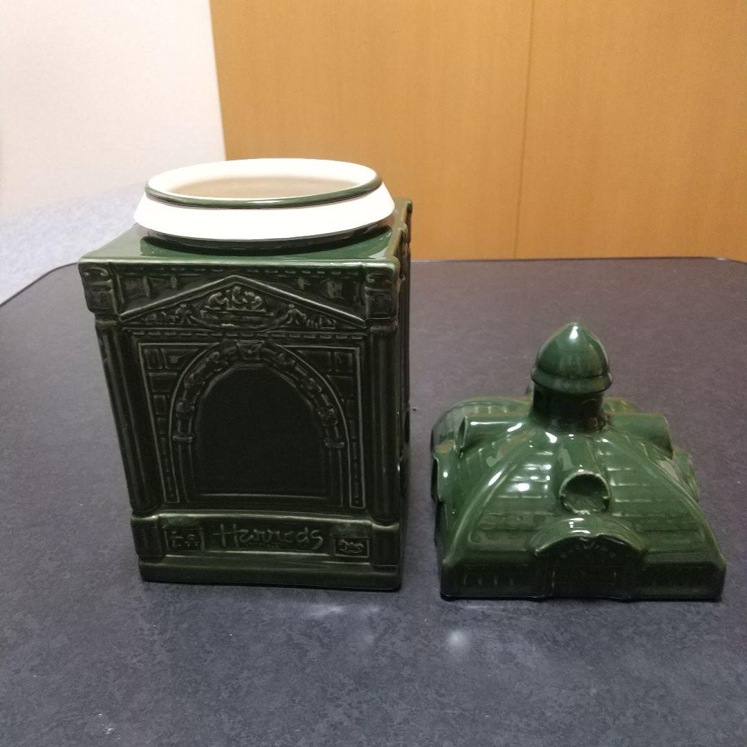 Harrods ダークグリーン 保存容器