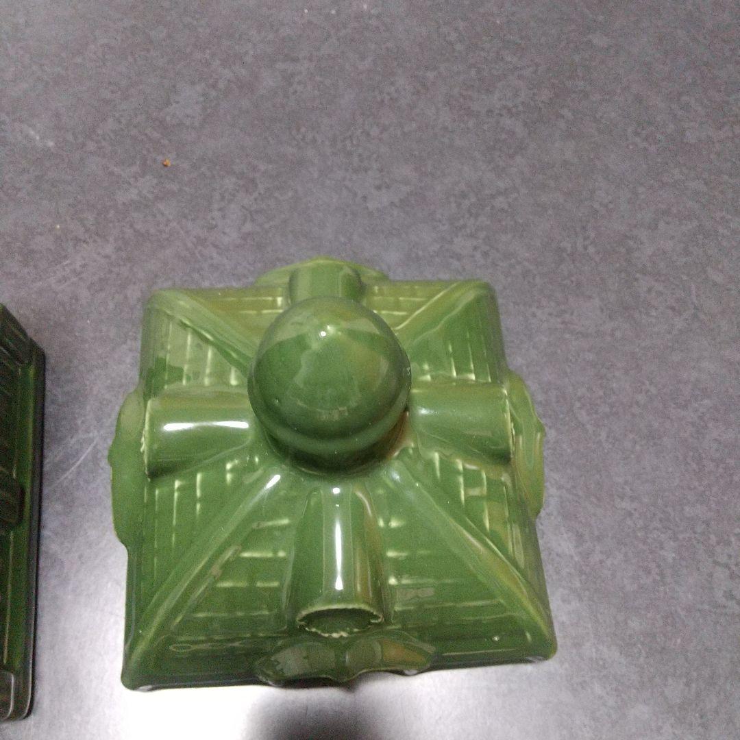 Harrods ダークグリーン 保存容器