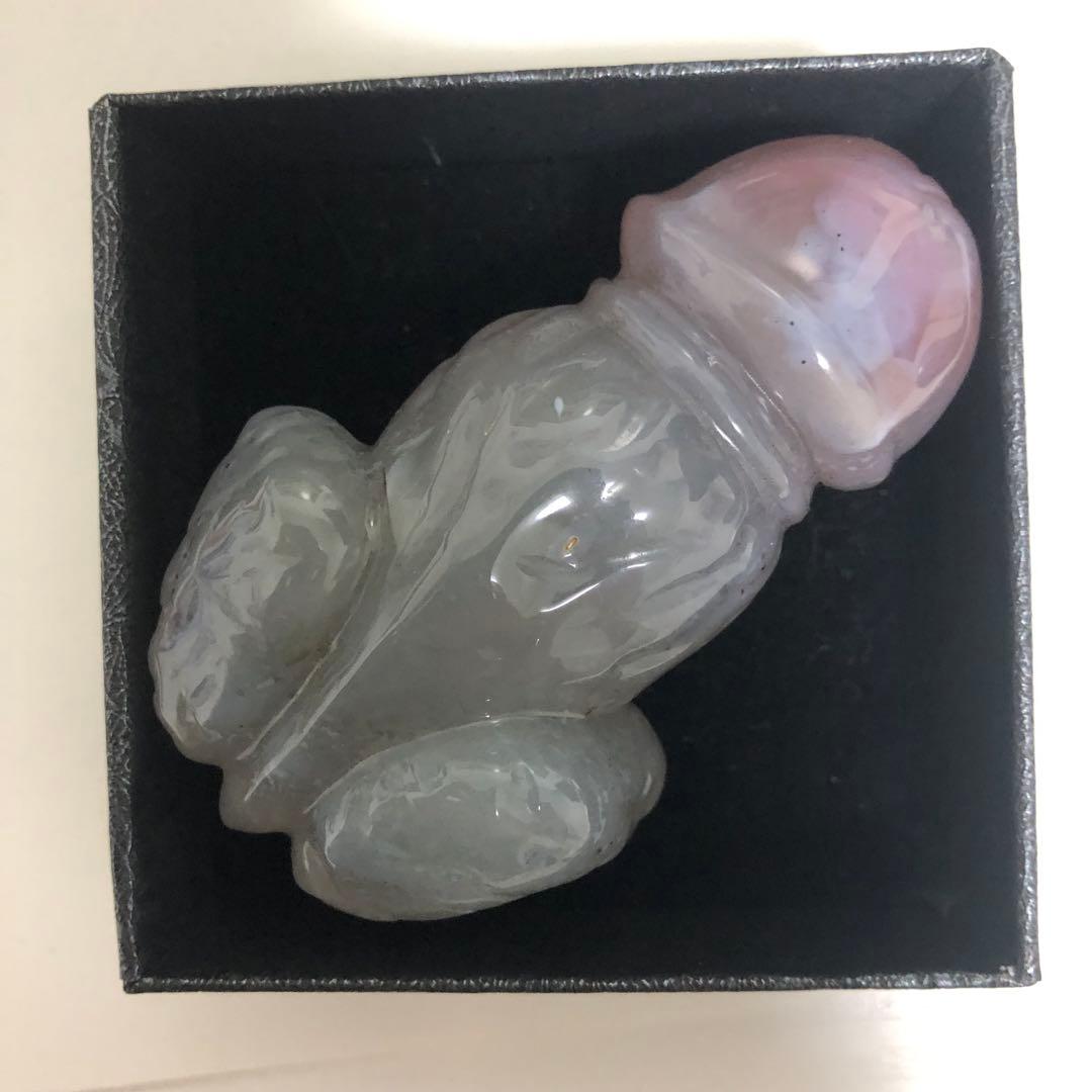 縁結び 男根 ヌードメノウ 生命力の象徴 男性器 趣味 天然石 瑪瑙 彫刻 C4