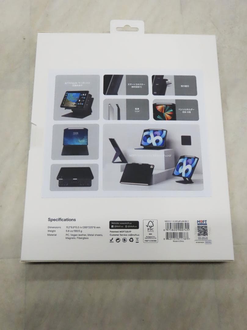 【新品】MOFT iPad用Snapケースブラック iPad Pro 12.9
