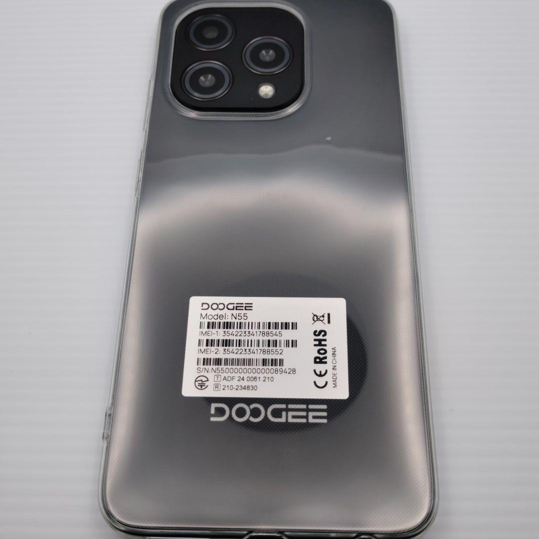 【新品未使用】DOOGEE N55 SIMフリースマホ ケース付き