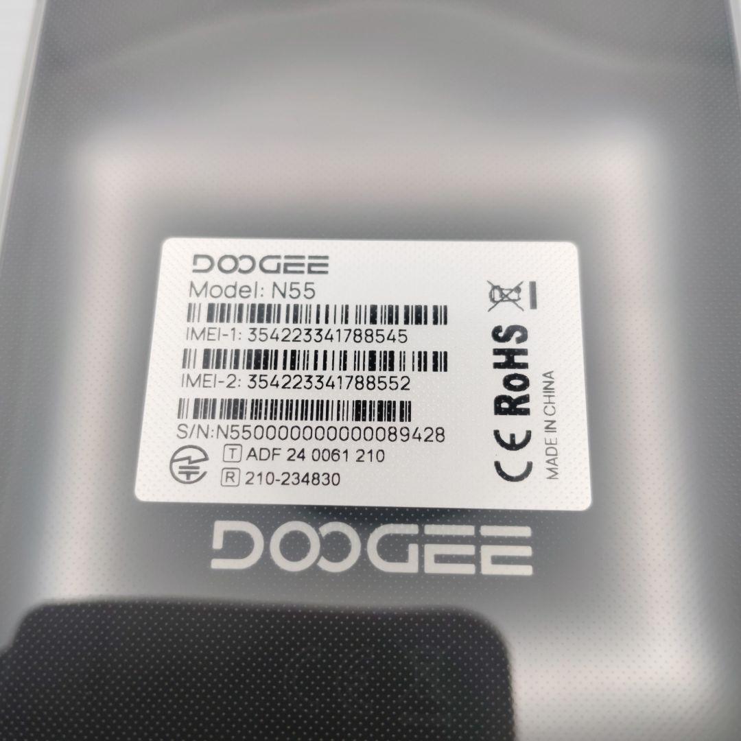 【新品未使用】DOOGEE N55 SIMフリースマホ ケース付き