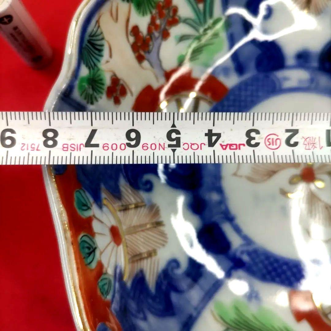 有田焼　伊万里焼　古伊万里　金彩　色絵　なます皿　小皿　小鉢　6寸皿5客セット①
