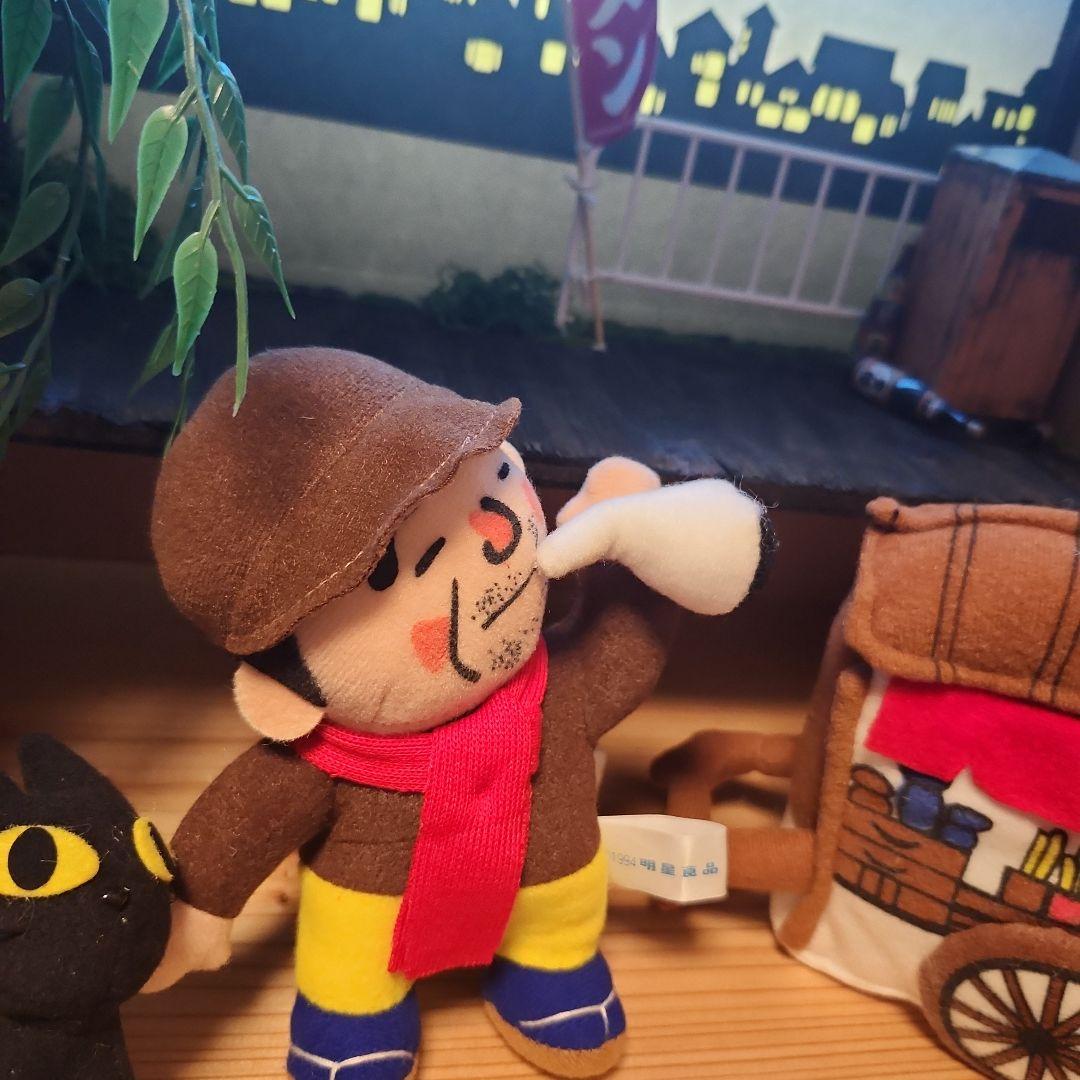 食品サンプル　チャルメラ　チャルメラおじさん　ぬいぐるみ