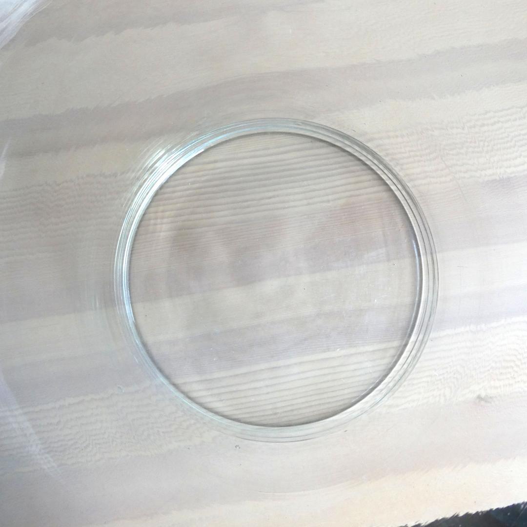 ガラス瓶　骨董　駄菓子屋　赤いアルミ製蓋付き　大きめ　高さ約33.5cm