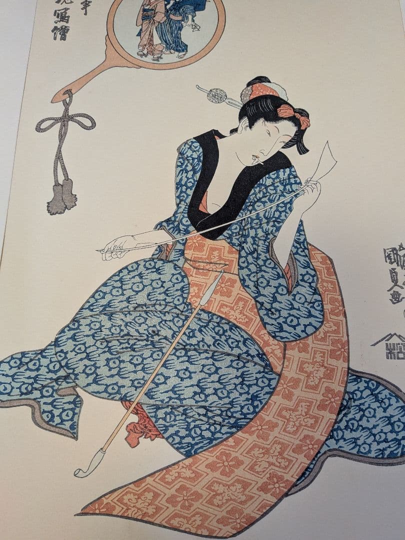 復刻木版画 10枚セット五渡亭国貞（歌川国貞） 女性の姿 江戸後期浮世絵