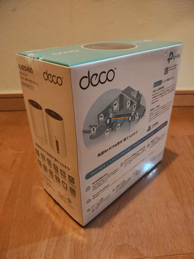 【未開封品】TP-Link Deco XE75 Wi-Fi 6E ルーター