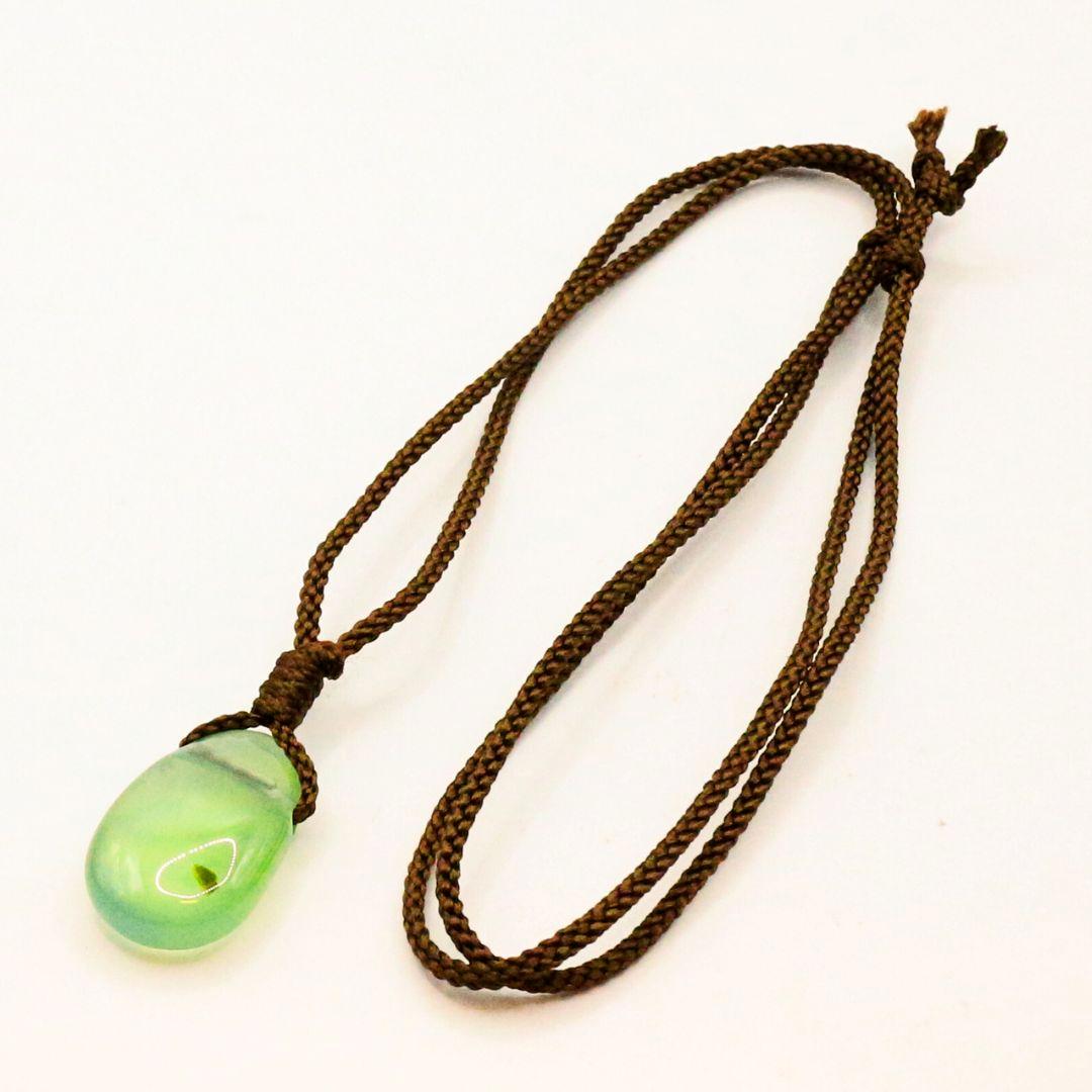 鑑別済 プレナイト 穴あき タンブル ana_tumble211