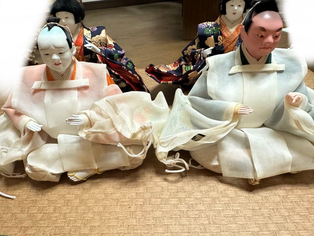 ひな祭り　男雛女雛なし　13体　三人官女　五人囃子　仕丁三人　随身二人
