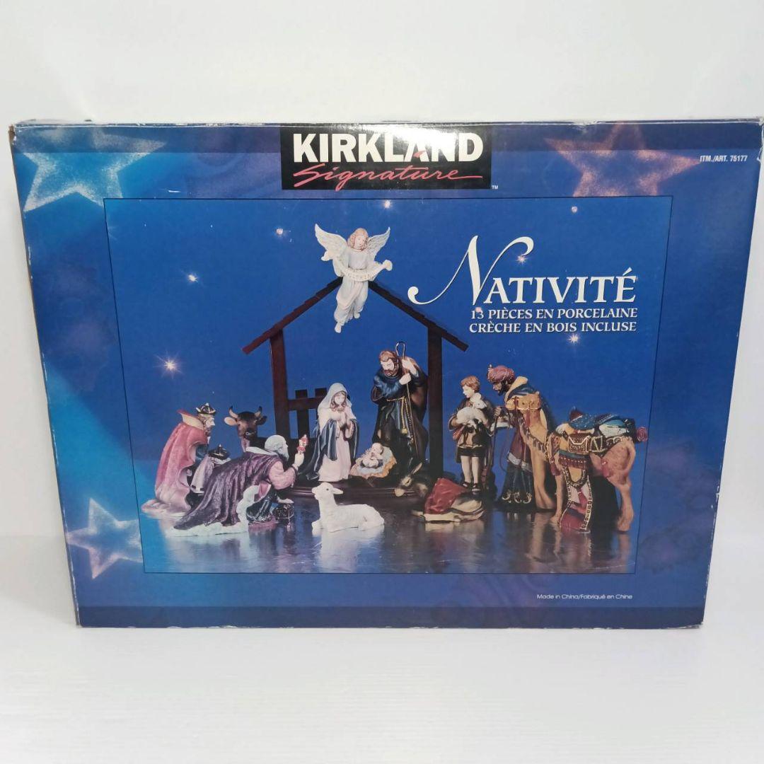 KIRKLAND NATIVITY 13ピース キリスト降誕セット ハンドペイン