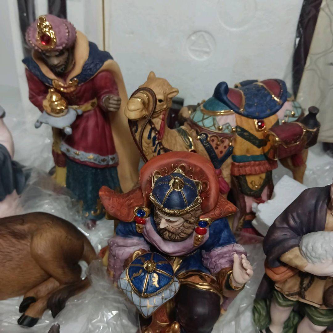 KIRKLAND NATIVITY 13ピース キリスト降誕セット ハンドペイン