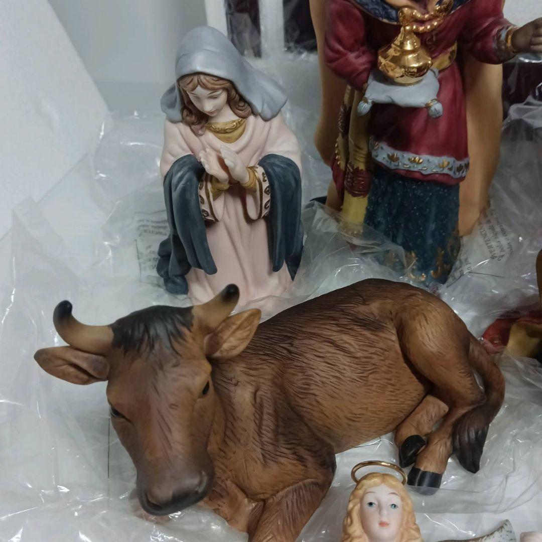 KIRKLAND NATIVITY 13ピース キリスト降誕セット ハンドペイン
