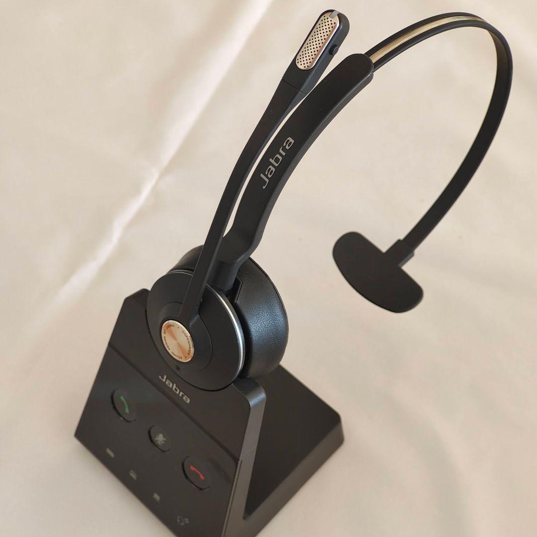 【付属品揃】Jabra Engage 65 Monoヘッドセットスタンド付②