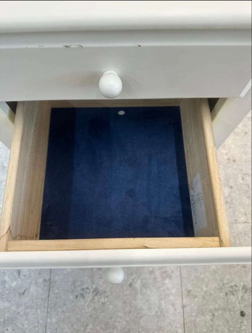 Francfranc リリオチェスト　ホワイトウッドチェスト 3段