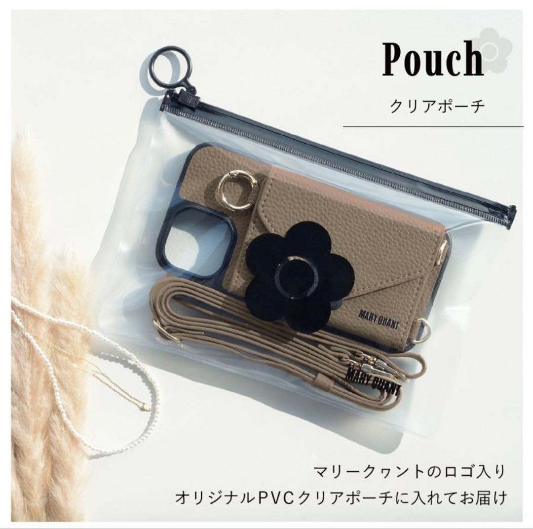 新品未使用iPhoneケース　マリークワント