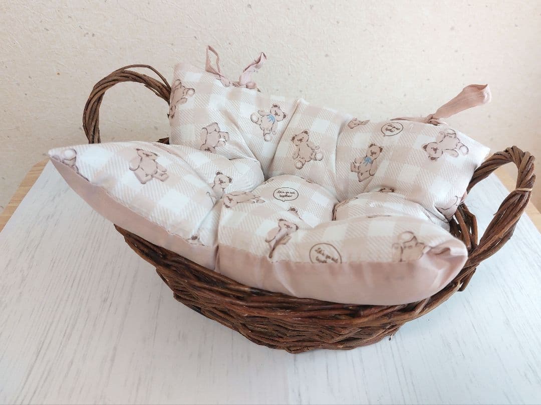 羊毛フェルト　子猫(茶トラ白)