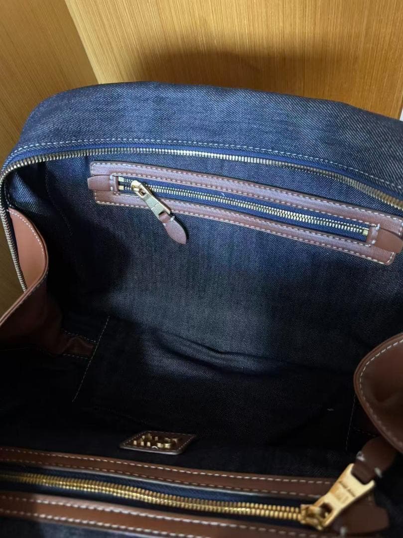 美品 デニム ハンドバッグ トートバッグ