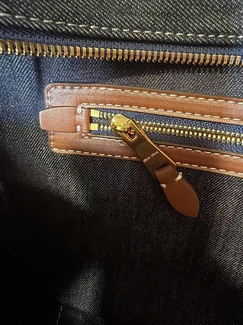 美品 デニム ハンドバッグ トートバッグ