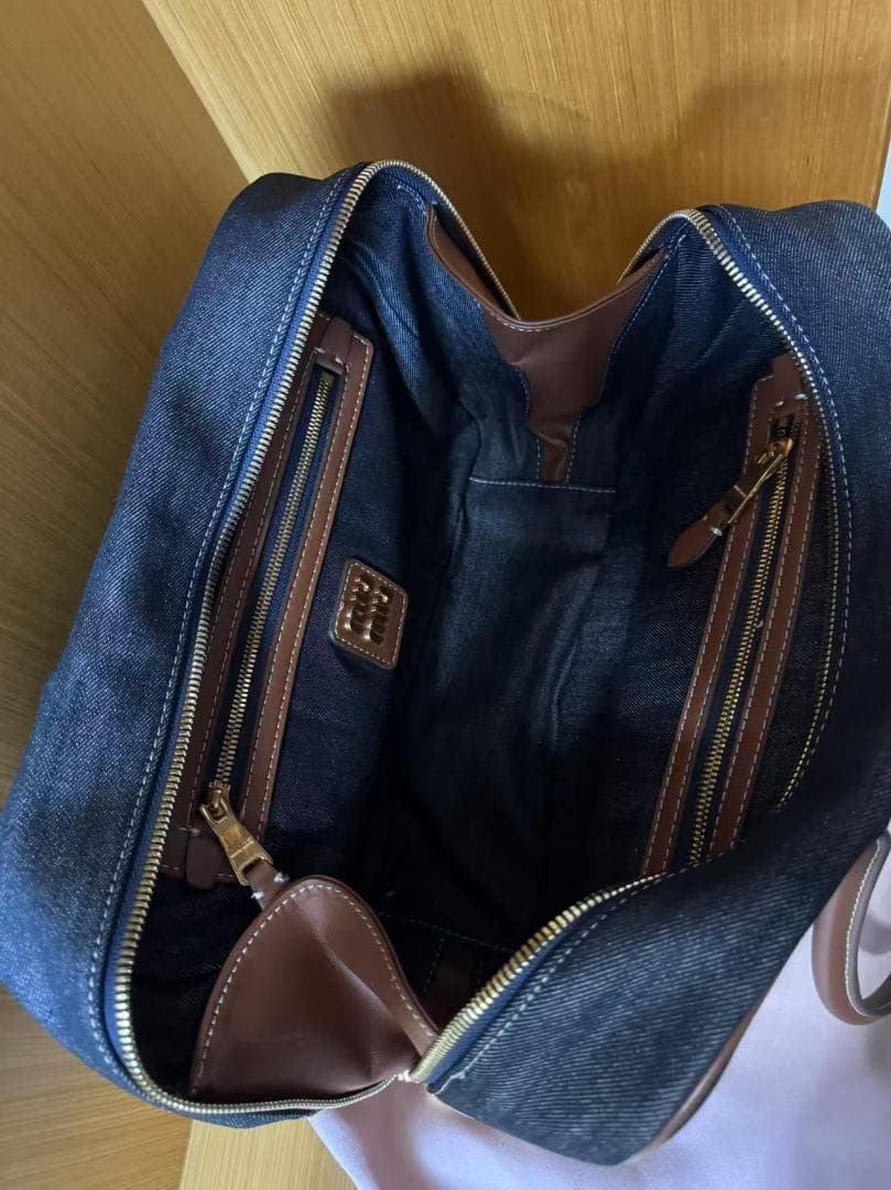 美品 デニム ハンドバッグ トートバッグ