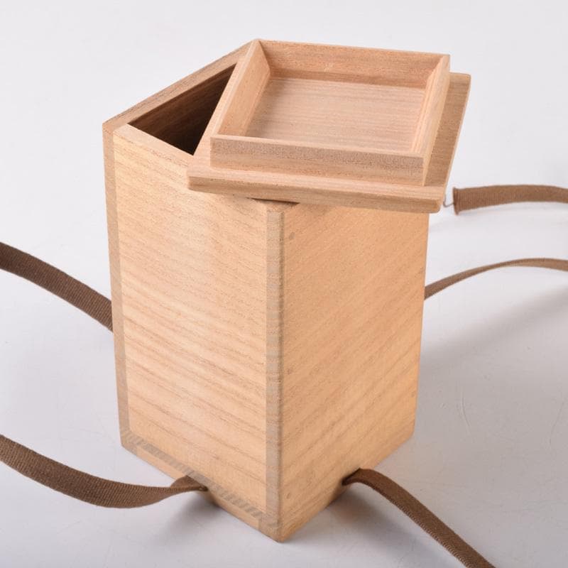 茶道具　高取焼　鬼丸雪山作　肩衝茶入　仕覆付　共箱　V　7409