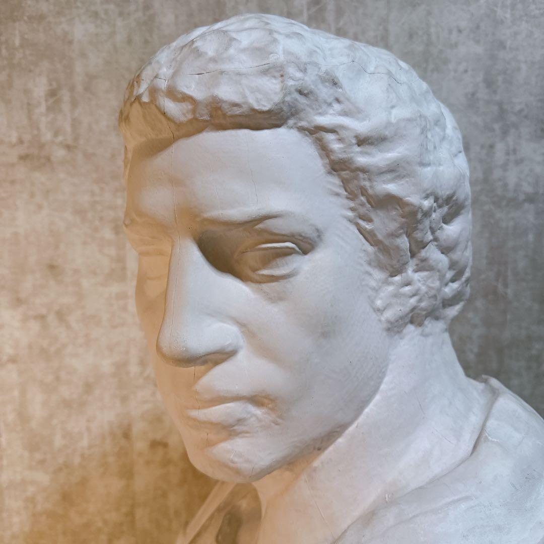 石膏像 ブルータス 胸像 デッサン 特大 彫刻 置物 オブジェ インテリア