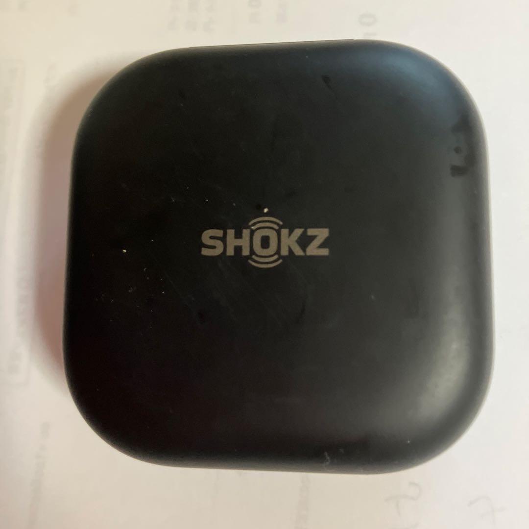 ‼️週末お値下げ‼️SHOKZ OPENFIT ワイヤレスイヤホン 充電ケース付き