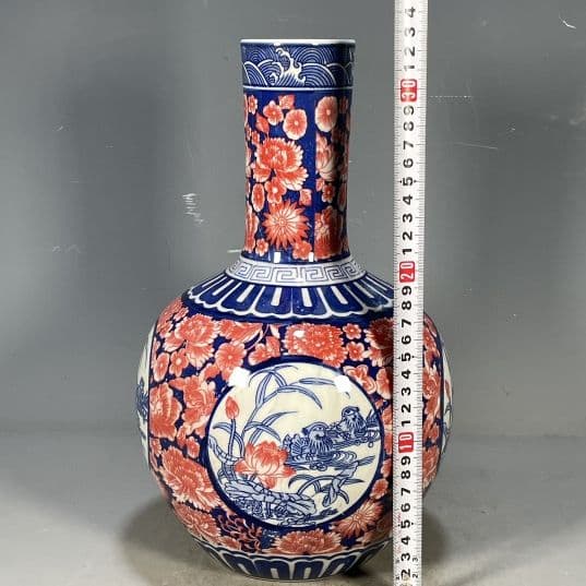 清乾隆琺瑯彩花鳥図紋天球瓶 景徳鎮 陶磁器 装飾品 工芸品 美術品 置物