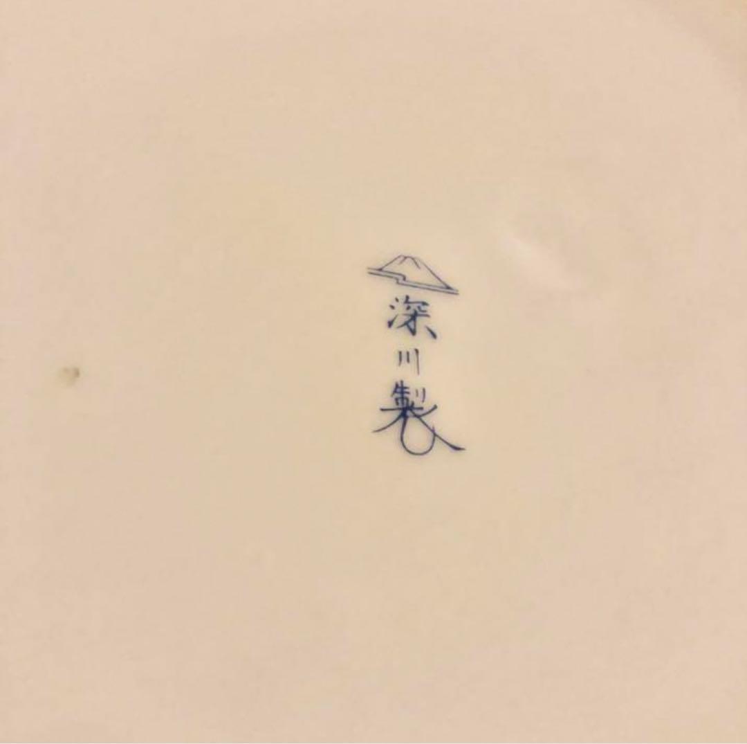 #13 深川製磁　宮内庁御用達　梅牡丹　花瓶　有田焼窯元　大ぶり　花生　壺　壷