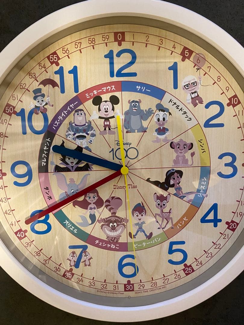 disney セイコー 掛け時計 ディズニー100周年記念限定モデル