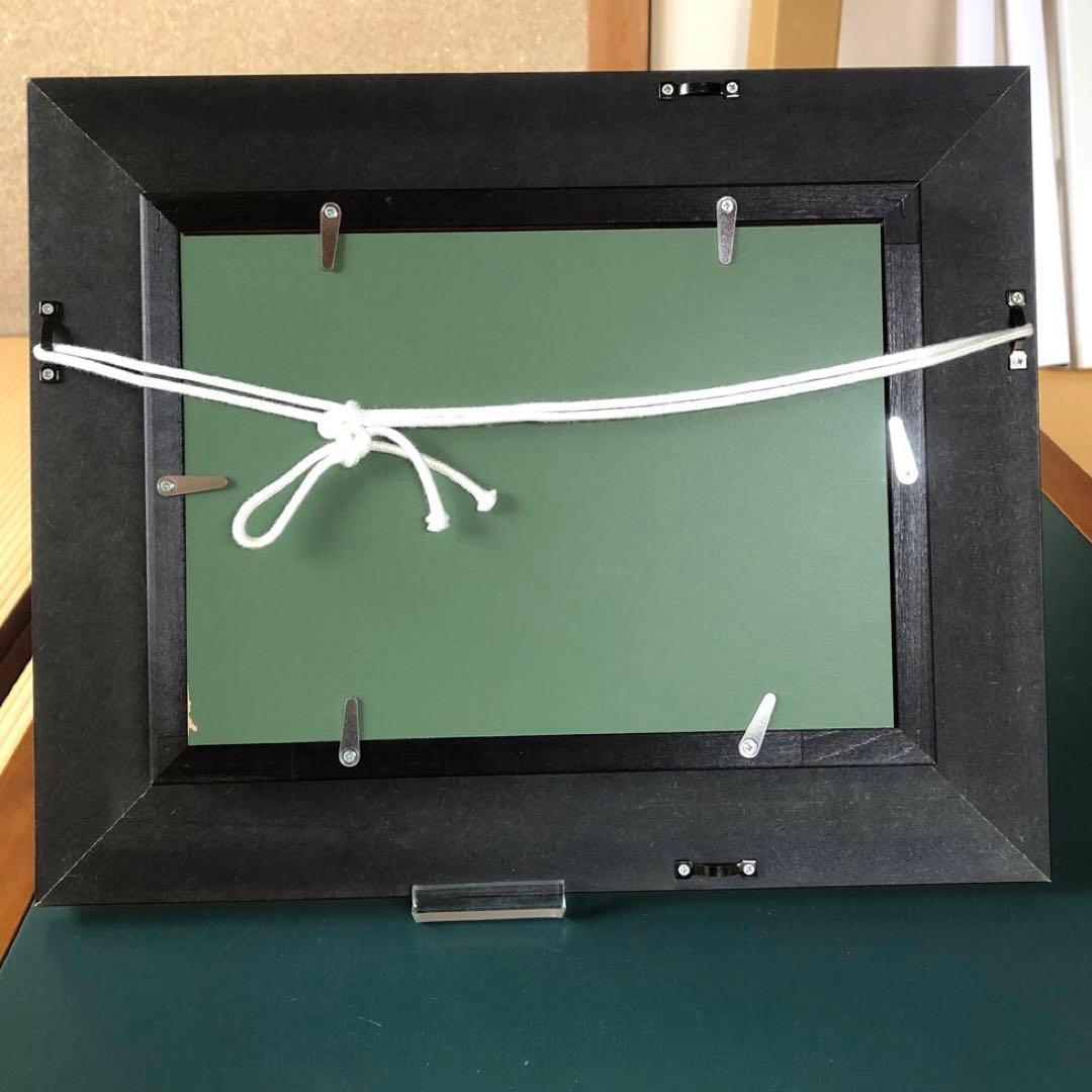 絵画　吉野晁生（よしのあさお）　タイトル「海津大崎の桜」