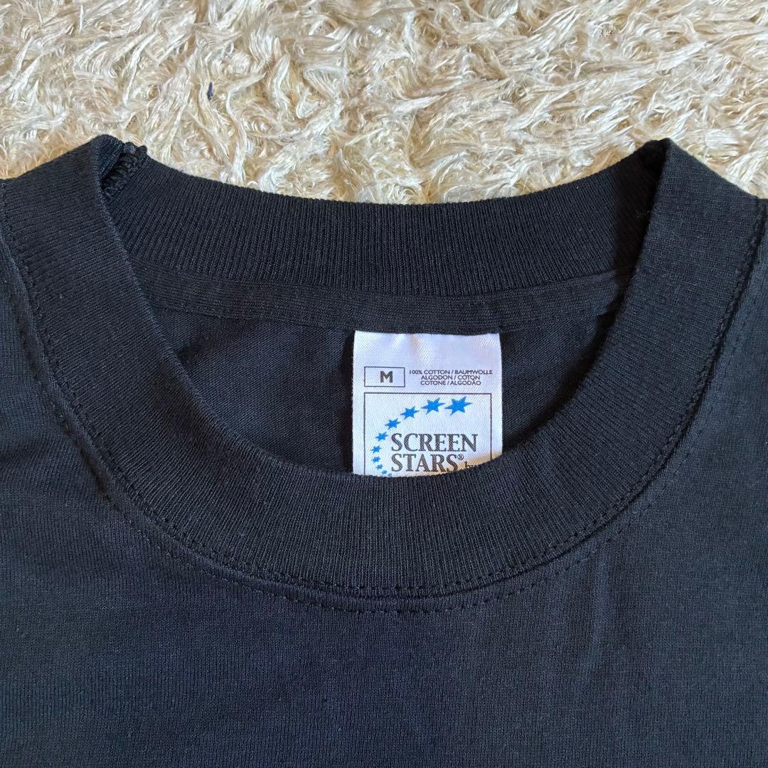 希少 00s デビルマン Tシャツ ユーロスクリーンスターズ 黒 ヴィンテージM