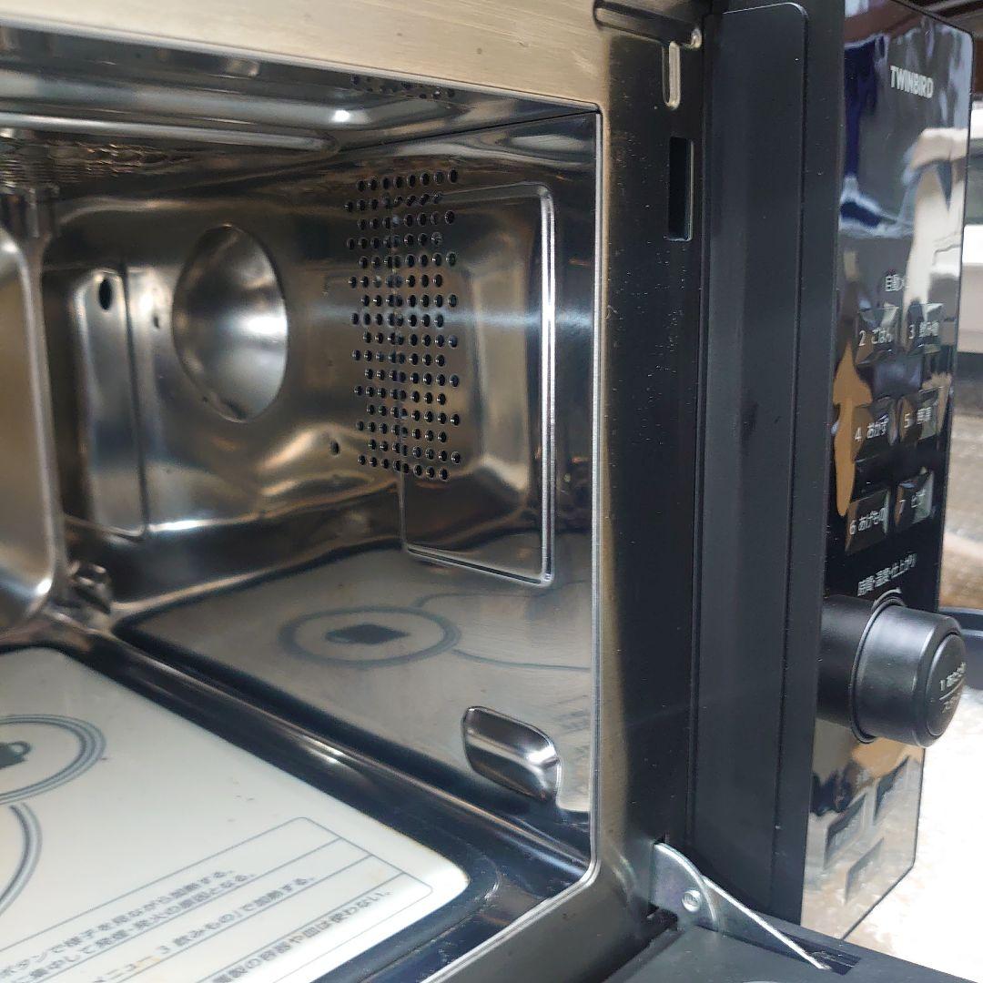 ●使用6ヶ月●TWINBIRD DR-E857 センサー付フラットオーブンレンジ