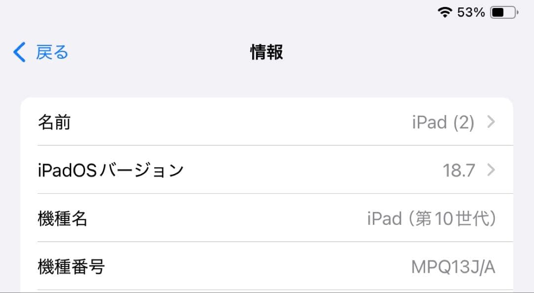 【美品】Apple iPad 第10世代ブルー64G Wi-Fiモデル