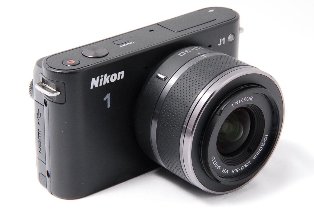 【低ショット477回】Nikon 1 J1 ブラック 元箱付き 初心者おすすめ