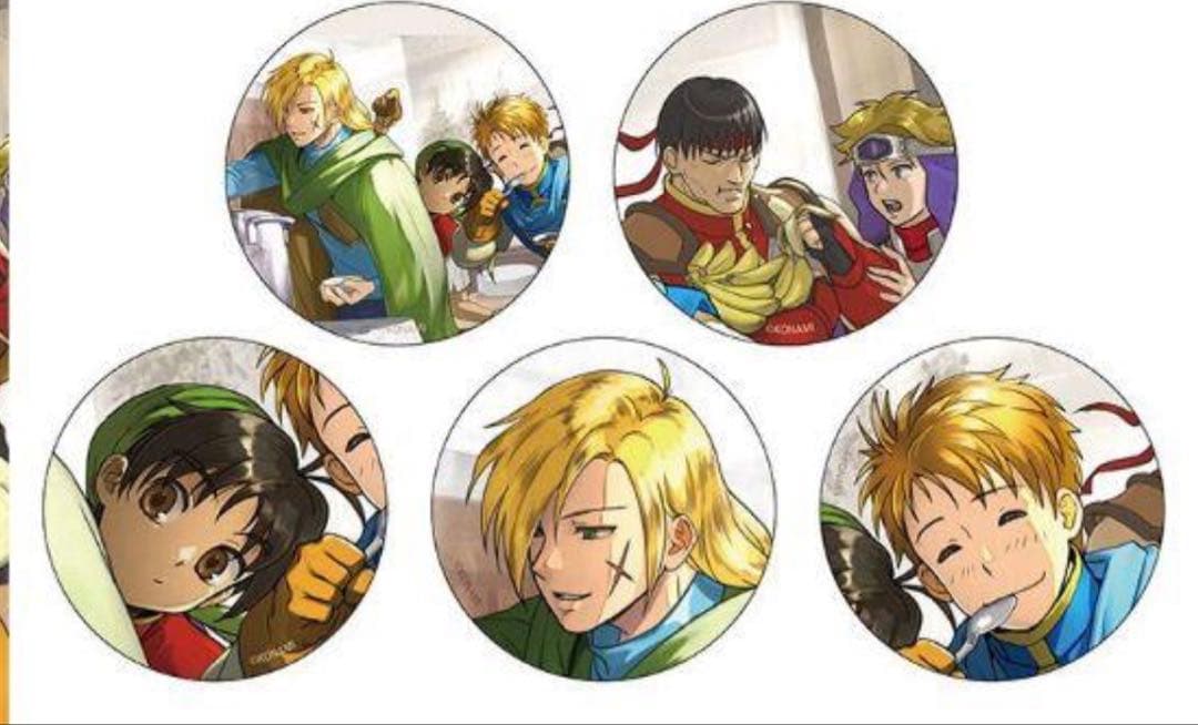 幻想水滸伝リマスター発売記念 アクリルパネル 缶バッジ
